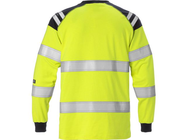 T-Shirt Flam Kl 3 Gul/Marin XS